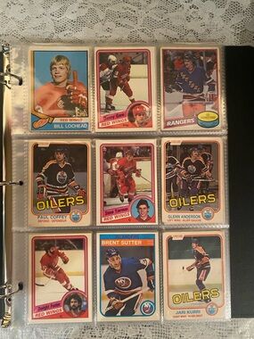 Vintage 70’s 80’s Hockey card Lot with rookies & Stars (A)